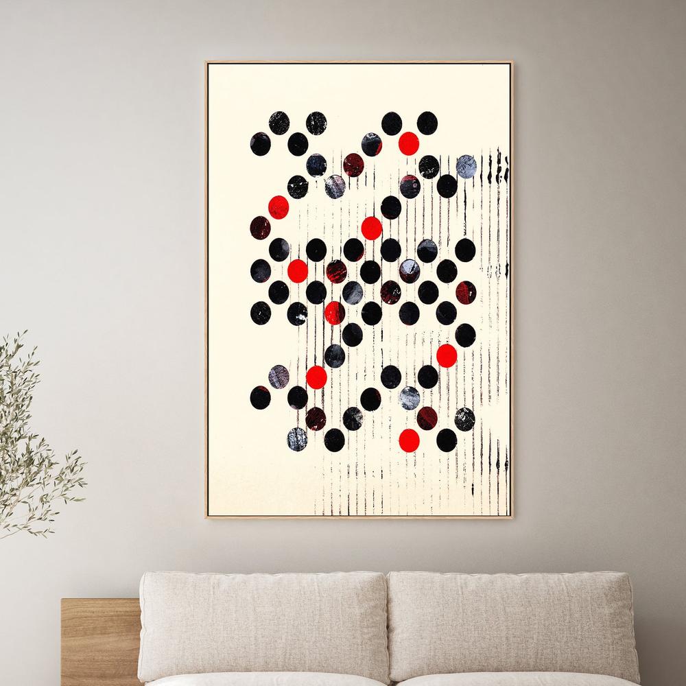 Scattered Circles Pattern-by-Petr Strnad-wall-art-print-canvas-poster-framed-Gioia