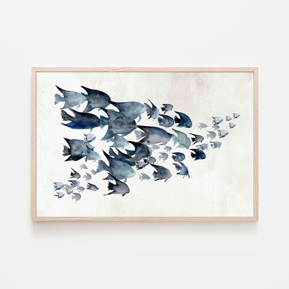 School Time, Style A-by-Jacob Q-wall-art-print-canvas-poster-framed-Gioia