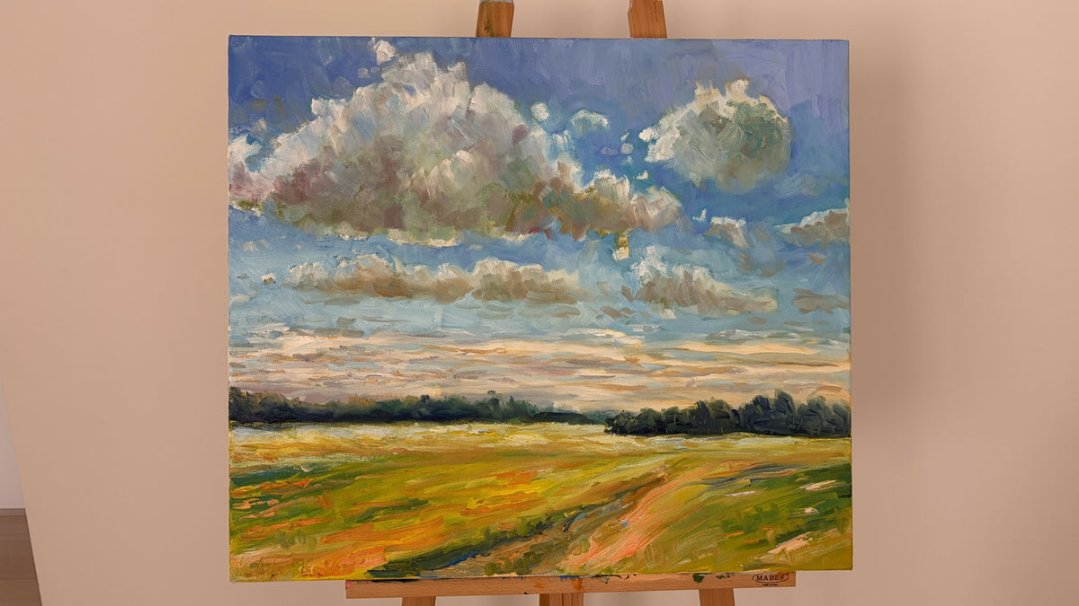 Sky Over Yellow Field