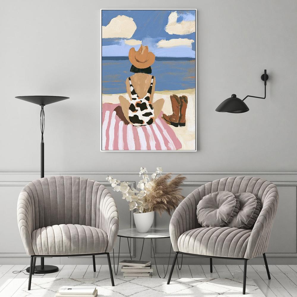 Seaside Rodeo-by-Lady Hana-wall-art-print-canvas-poster-framed-Gioia