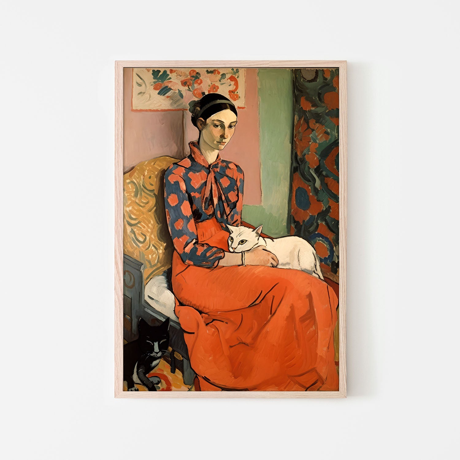 Serene Companions-by-Treechild-wall-art-print-canvas-poster-framed-Gioia