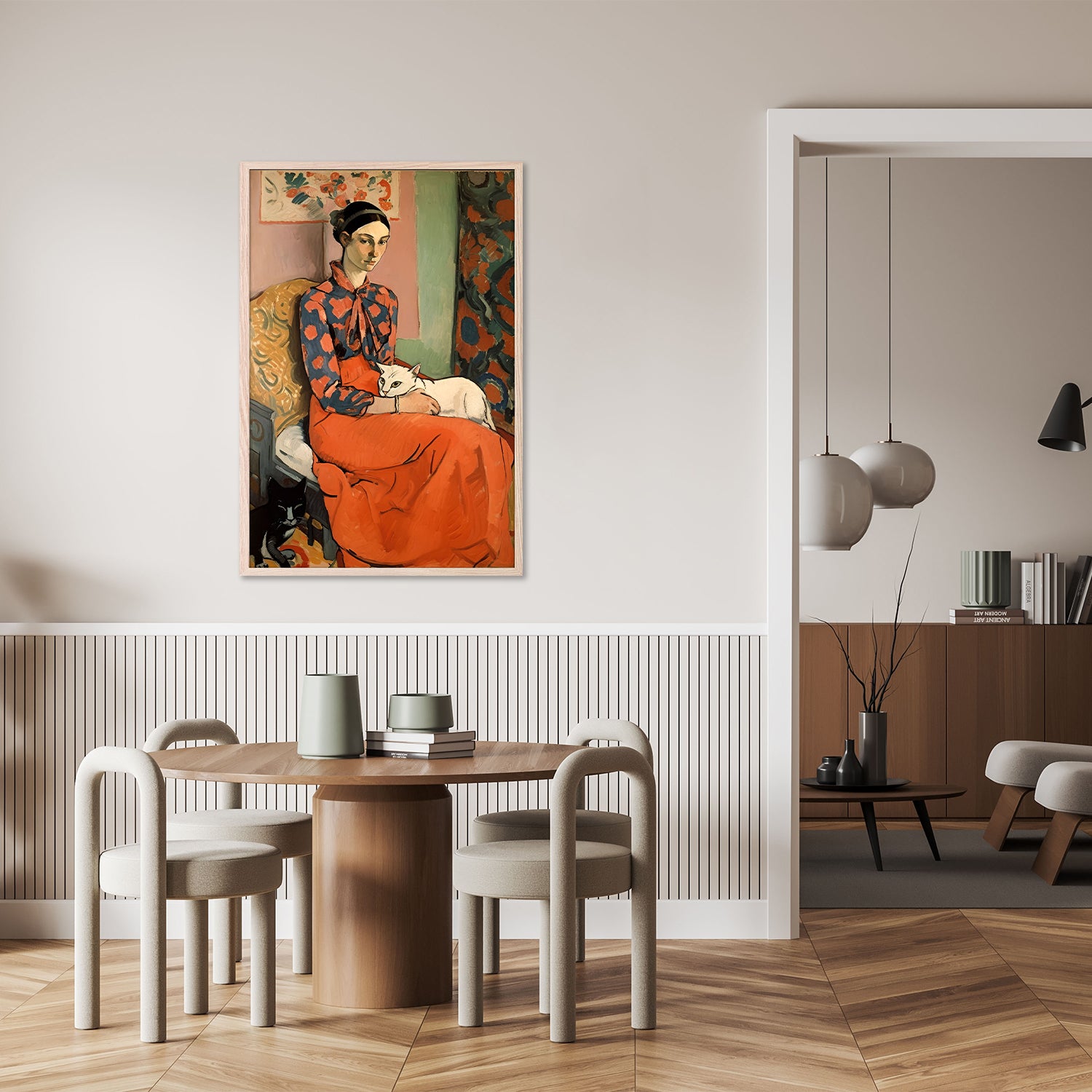 Serene Companions-by-Treechild-wall-art-print-canvas-poster-framed-Gioia