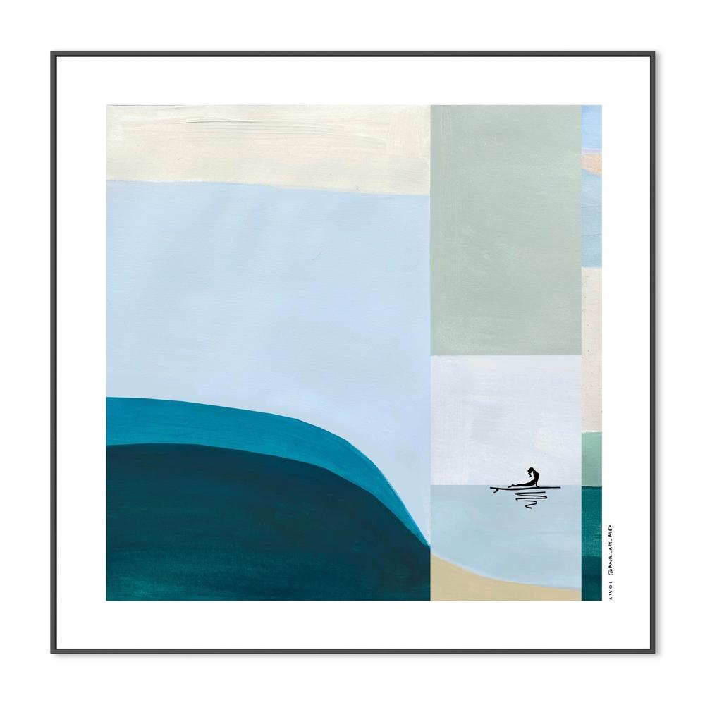 Serene Ocean Paddleboard-by-Alex Nereuta-wall-art-print-canvas-poster-framed-Gioia