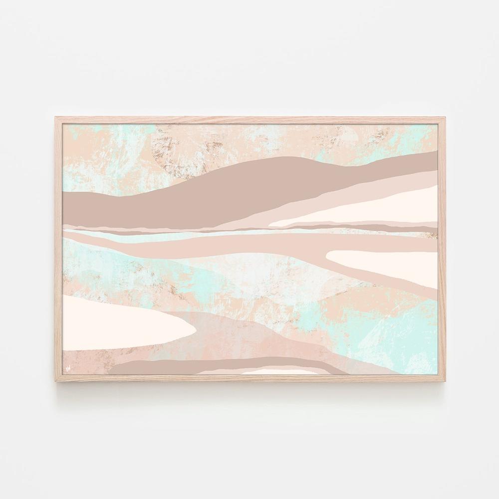 Shoreline-by-Carrie Welsh-wall-art-print-canvas-poster-framed-Gioia