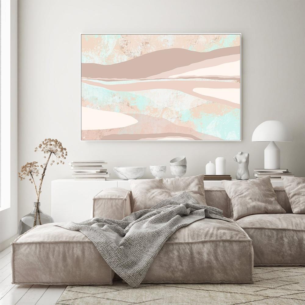 Shoreline-by-Carrie Welsh-wall-art-print-canvas-poster-framed-Gioia