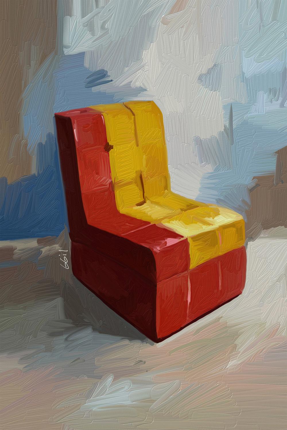SILLA COLOR-by-Giovanna Gil Alves-wall-art-print-canvas-poster-framed-Gioia
