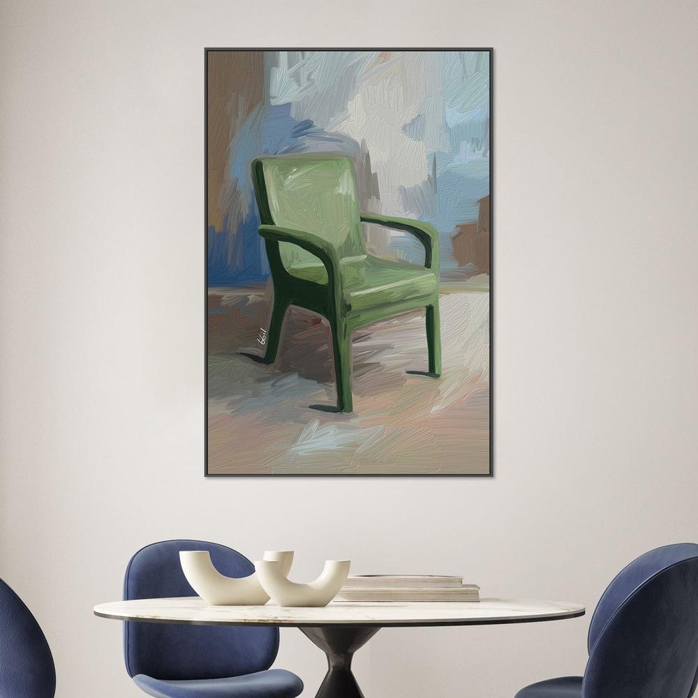 SILLA VERDE-by-Giovanna Gil Alves-wall-art-print-canvas-poster-framed-Gioia