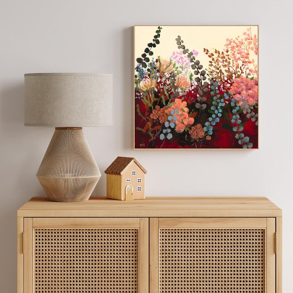 Silver Dollar Eucalyptus Vintage-by-Meredith Howse-wall-art-print-canvas-poster-framed-Gioia