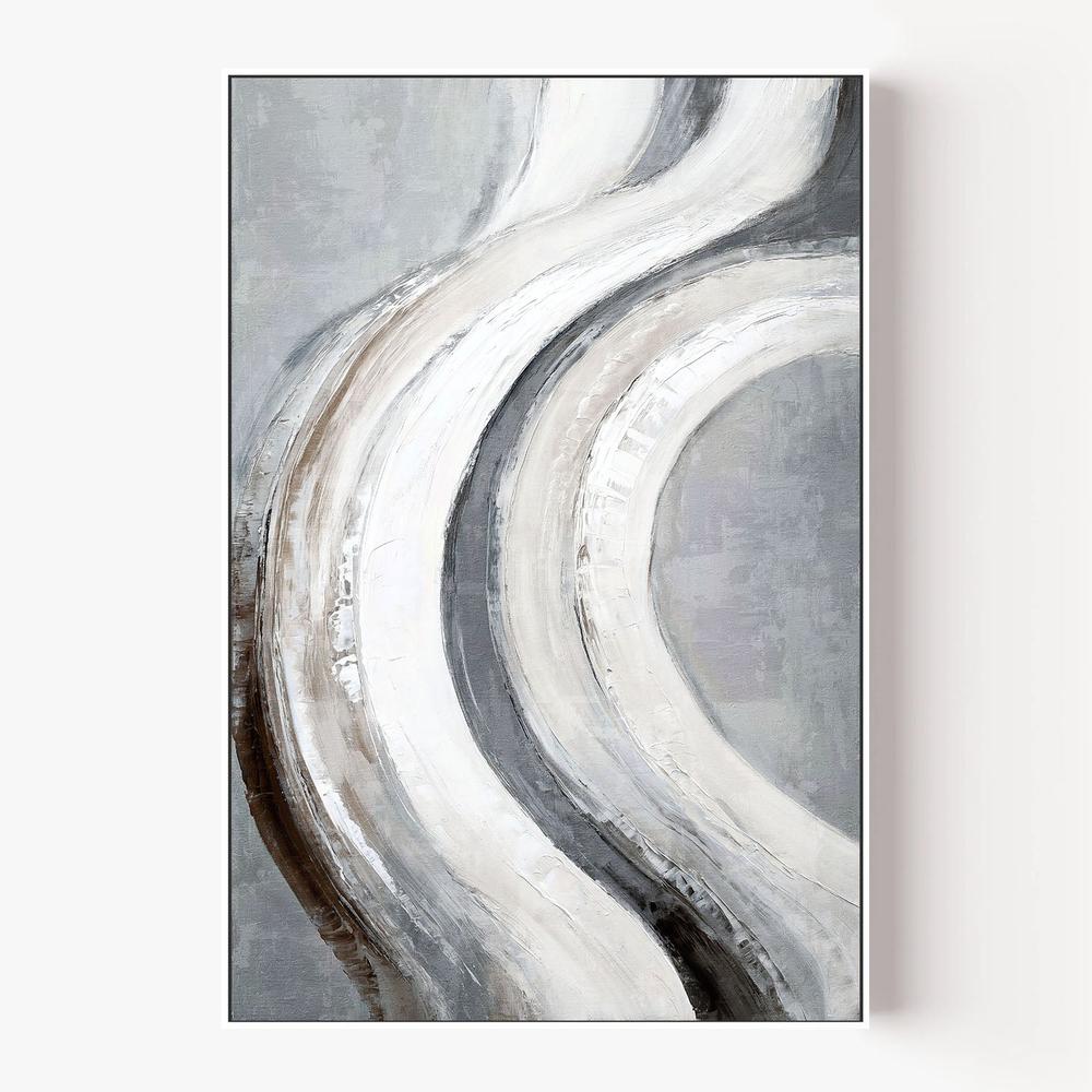 Silver Swish, Style B-by-Nina Blue-wall-art-print-canvas-poster-framed-Gioia