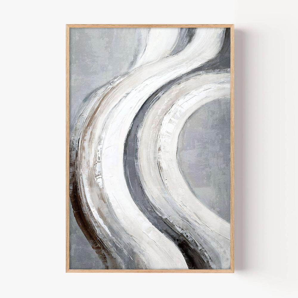 Silver Swish, Style B-by-Nina Blue-wall-art-print-canvas-poster-framed-Gioia