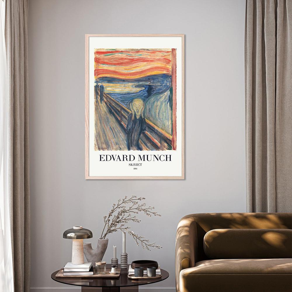 Skriet (The Scream)-by-Edvard Munch-wall-art-print-canvas-poster-framed-Gioia