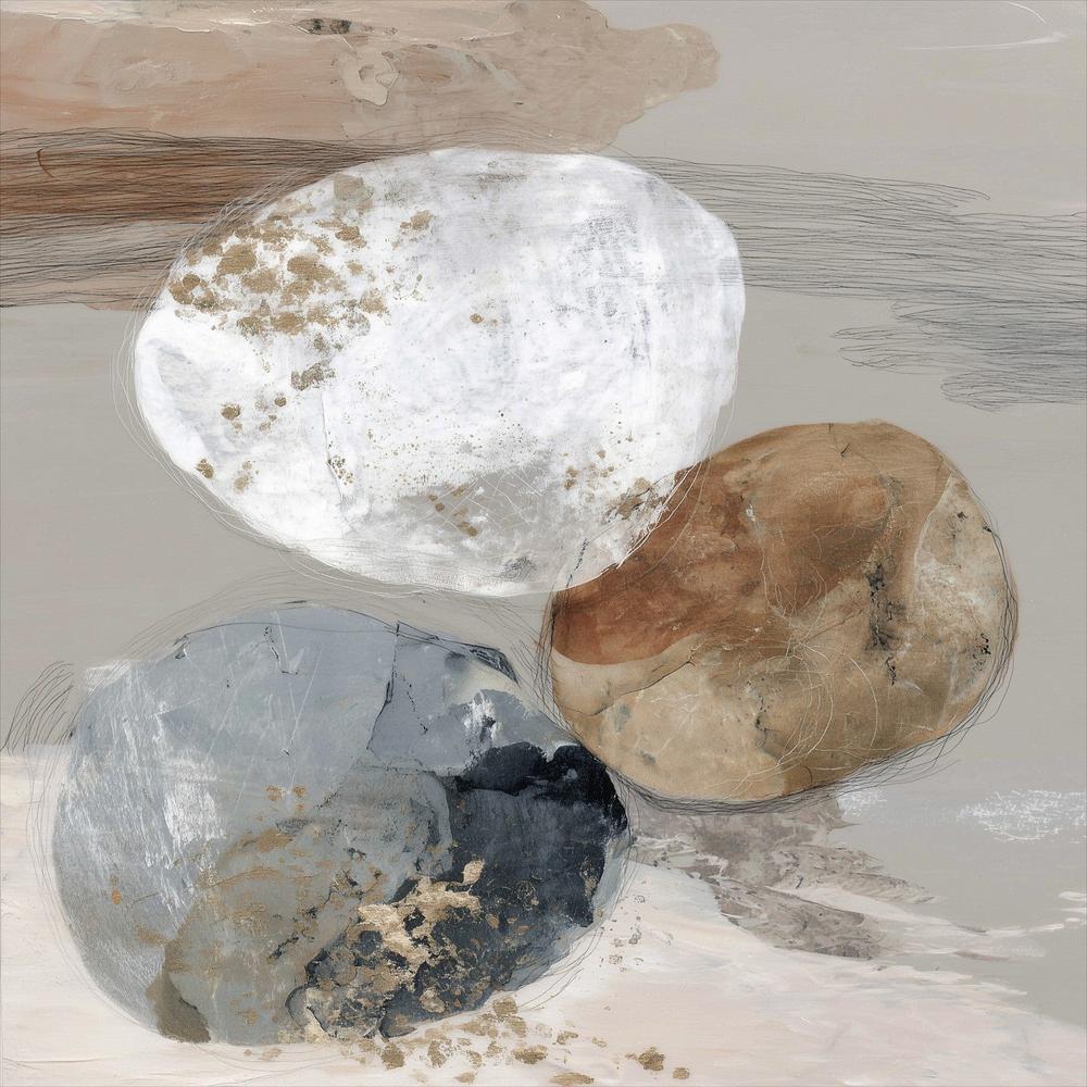 Slate Bone Stone Trio-by-Chromatic Storm Studio-wall-art-print-canvas-poster-framed-Gioia