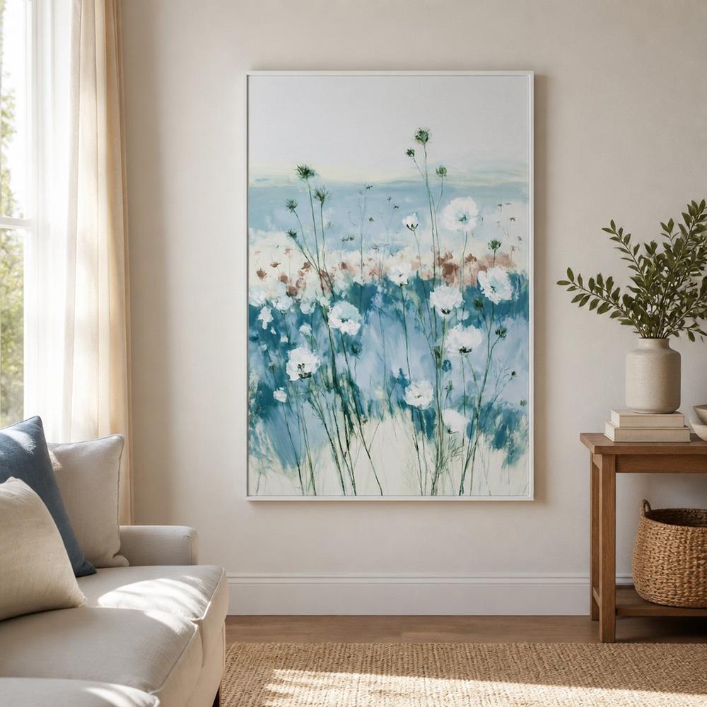 Slow Wildflower Field Study-by-Chromatic Storm Studio-wall-art-print-canvas-poster-framed-Gioia