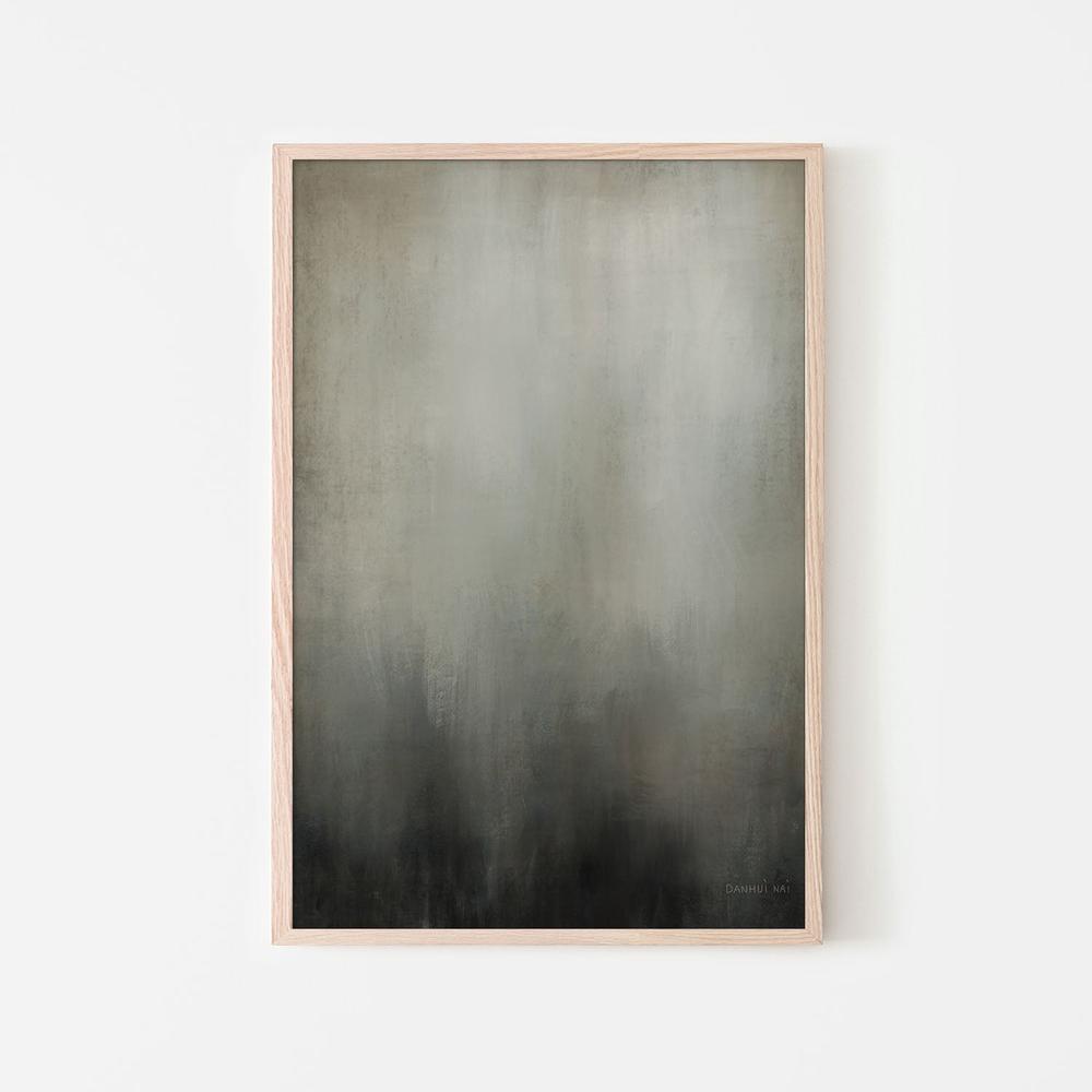 Smoky Abstract-by-Danhui Nai-wall-art-print-canvas-poster-framed-Gioia
