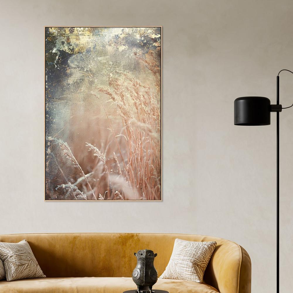 wall-art-print-canvas-poster-framed-Soft Golden Reeds-2