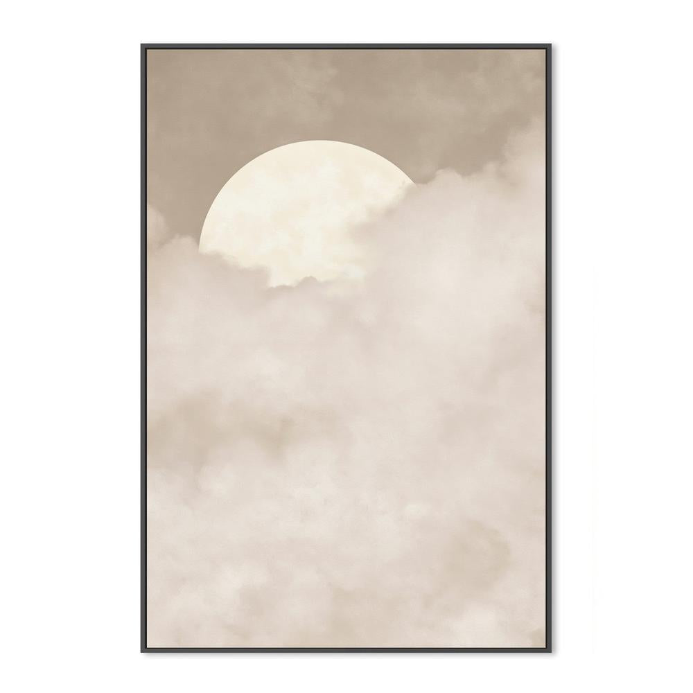 Soft Moon Above Clouds-by-Stephanie Jeuffroy-wall-art-print-canvas-poster-framed-Gioia