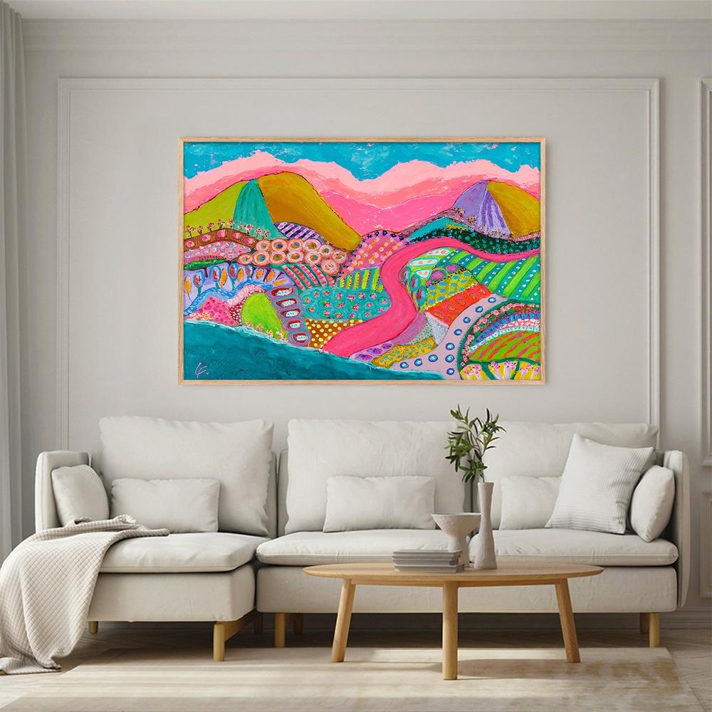 Somewhere in Italy-by-Lindy Farley-wall-art-print-canvas-poster-framed-Gioia