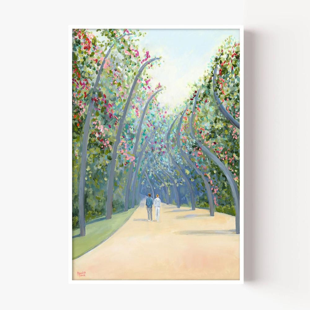 Southbank Arbour Walk-by-Meredith Howse-wall-art-print-canvas-poster-framed-Gioia