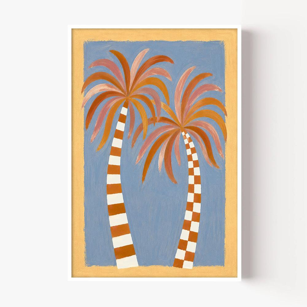 Striped Palms-by-Lady Hana-wall-art-print-canvas-poster-framed-Gioia
