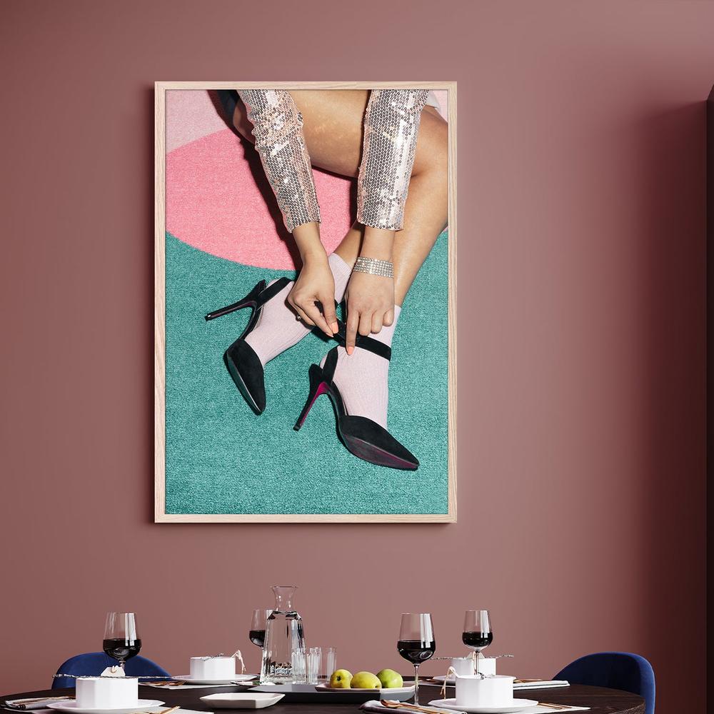 Stylish Heels and Socks-by-Pictufy Studio III-wall-art-print-canvas-poster-framed-Gioia