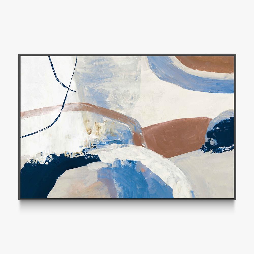 Subtle Serenity, Blue tone-by-Tom Reeves-wall-art-print-canvas-poster-framed-Gioia