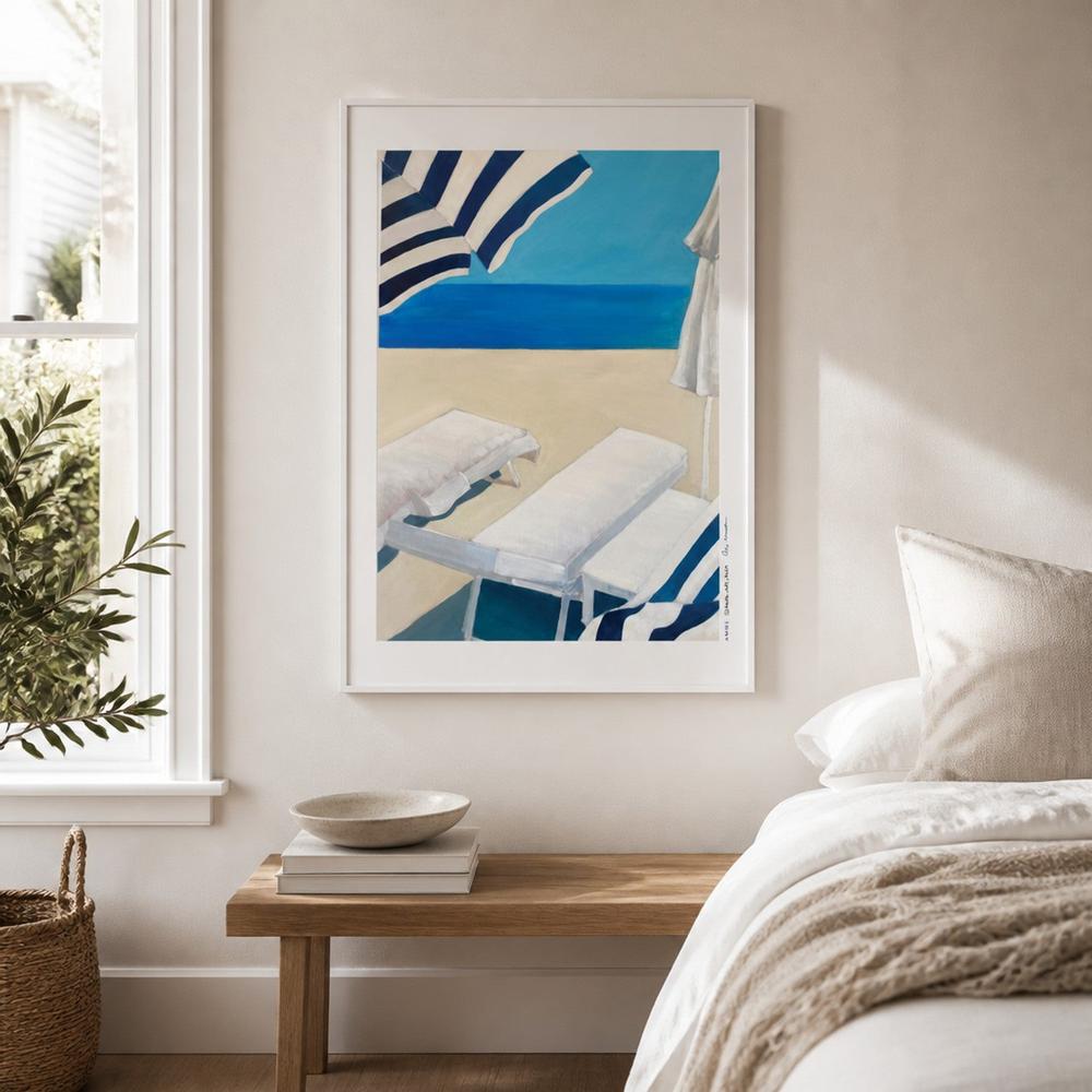 Summer Beach Getaway-by-Alex Nereuta-wall-art-print-canvas-poster-framed-Gioia