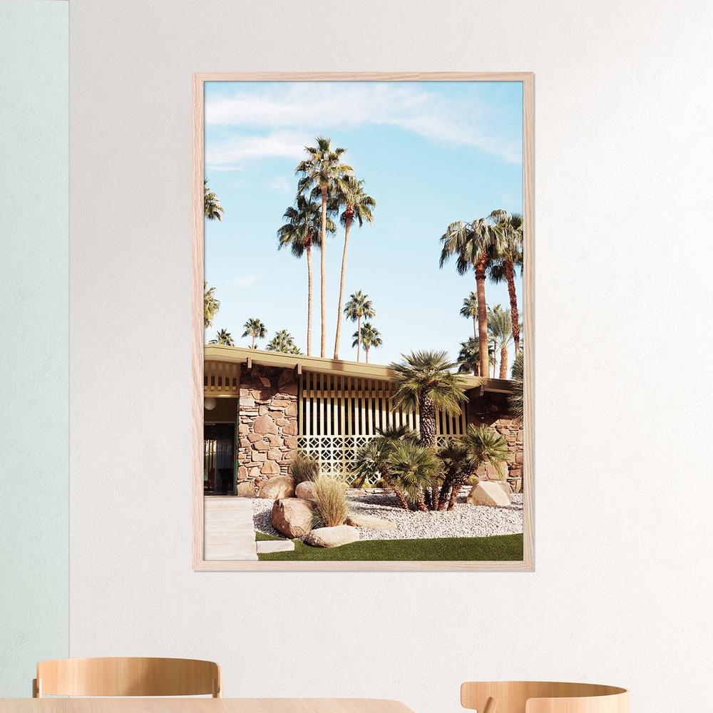 Summer Day At Palm Springs-by-Gal Pittel-wall-art-print-canvas-poster-framed-Gioia