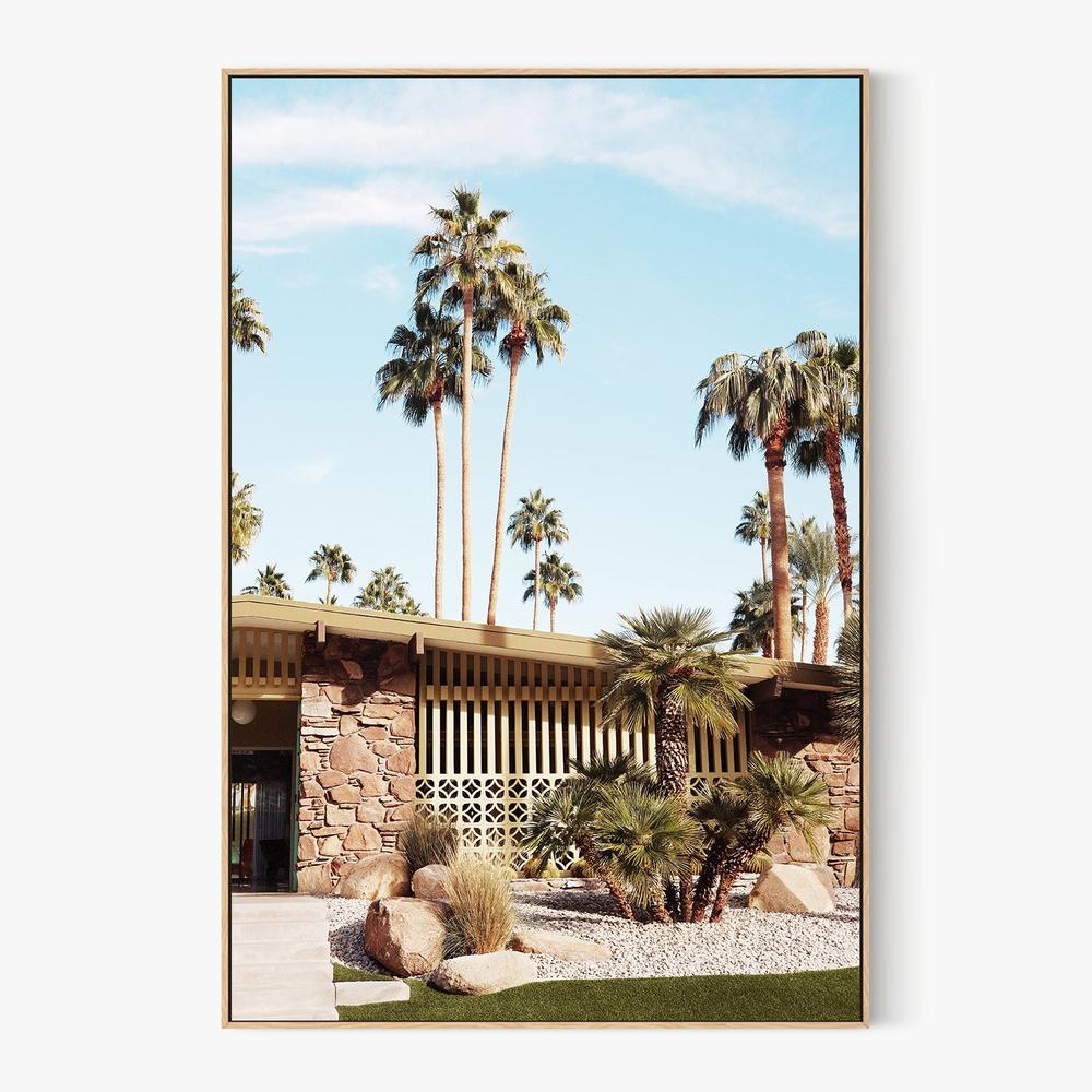 Summer Day At Palm Springs-by-Gal Pittel-wall-art-print-canvas-poster-framed-Gioia