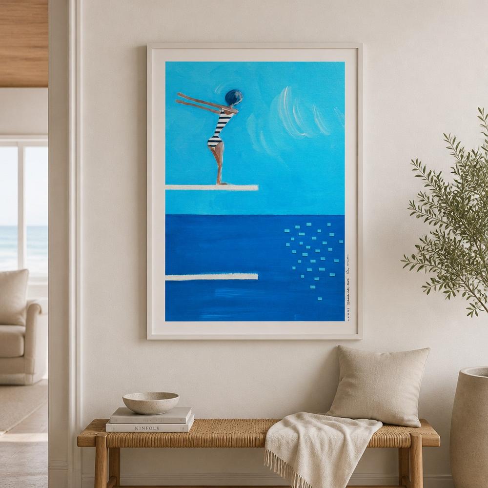 Summer Dive-by-Alex Nereuta-wall-art-print-canvas-poster-framed-Gioia
