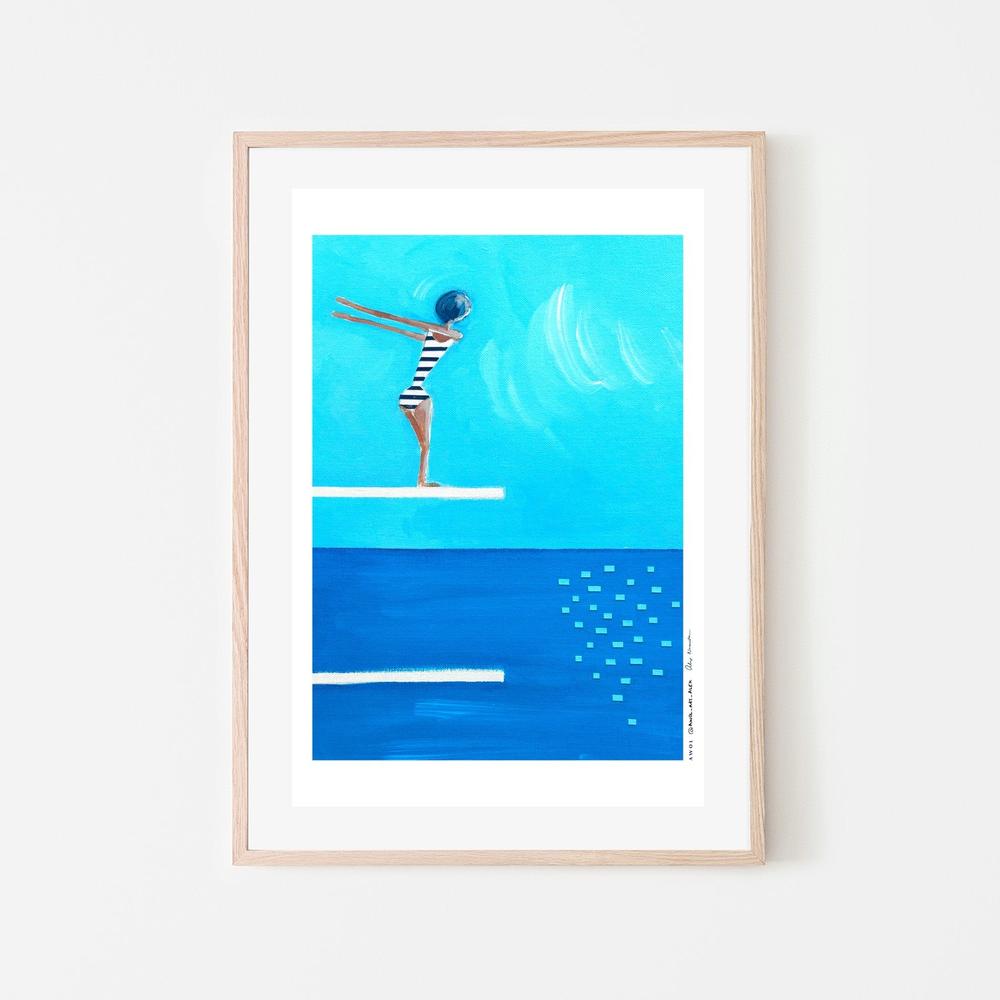 Summer Dive-by-Alex Nereuta-wall-art-print-canvas-poster-framed-Gioia