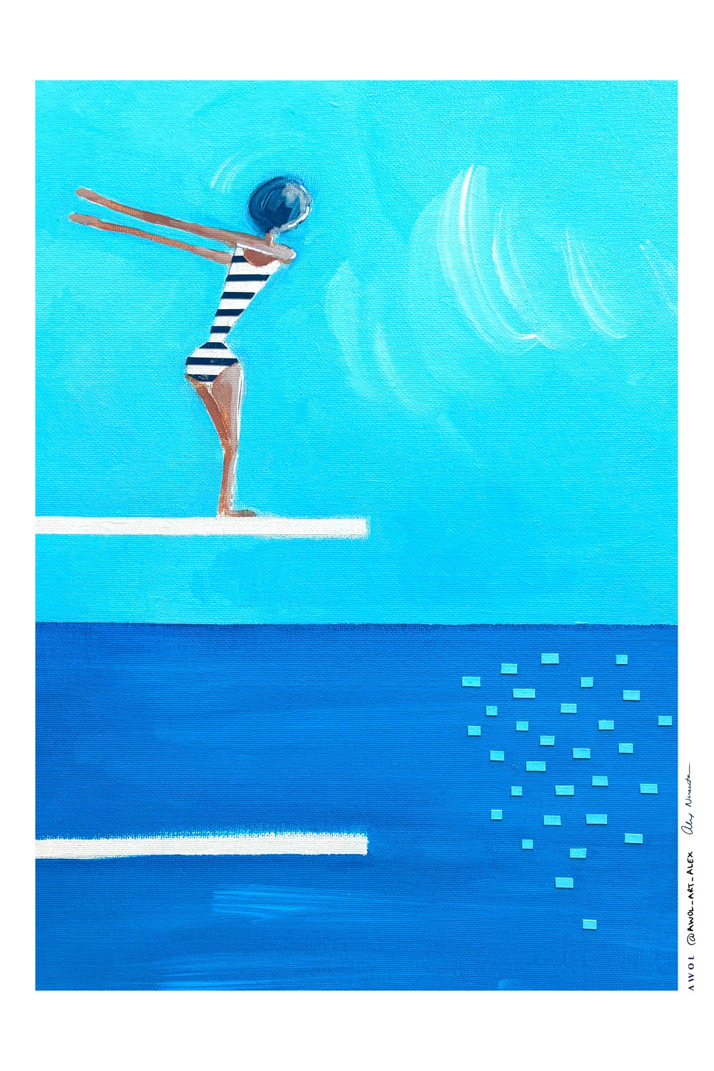 Summer Dive-by-Alex Nereuta-wall-art-print-canvas-poster-framed-Gioia