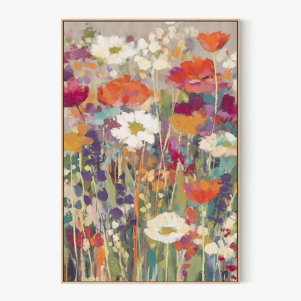 Summer Wildflower Garden, Style B-by-Jordão de Abreu-wall-art-print-canvas-poster-framed-Gioia