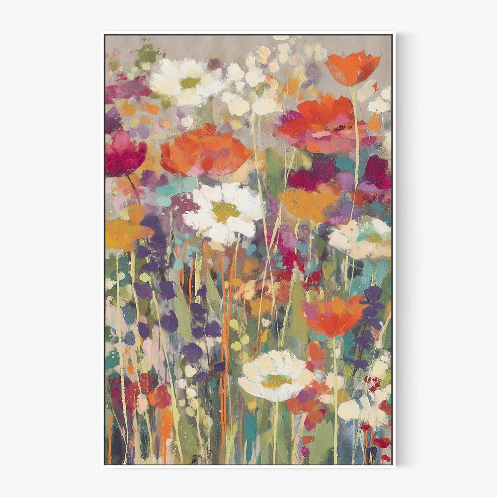 Summer Wildflower Garden, Style B-by-Jordão de Abreu-wall-art-print-canvas-poster-framed-Gioia