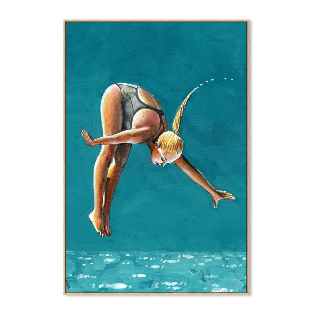 Sunlight Diver-by-Sarah Morrissette-wall-art-print-canvas-poster-framed-Gioia