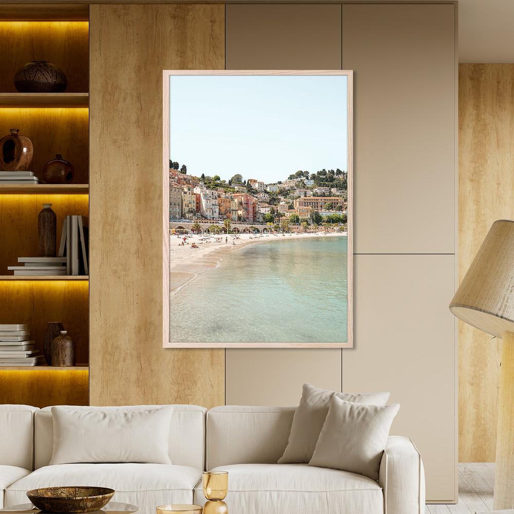 Sunny Mediterranean Coast-by-Henrike Schenk-wall-art-print-canvas-poster-framed-Gioia
