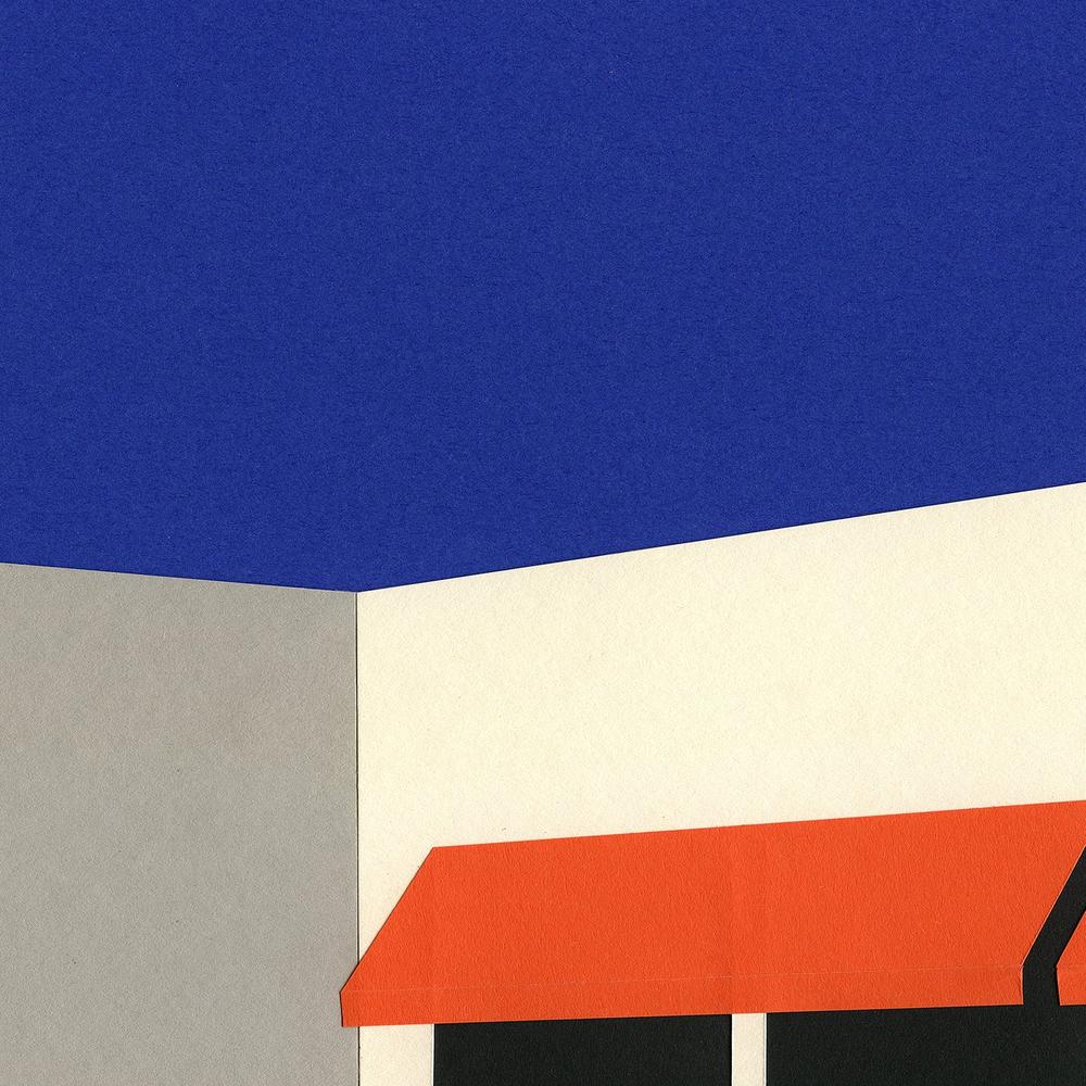 Sunny Poolside Architecture-by-Rosi Feist-wall-art-print-canvas-poster-framed-Gioia