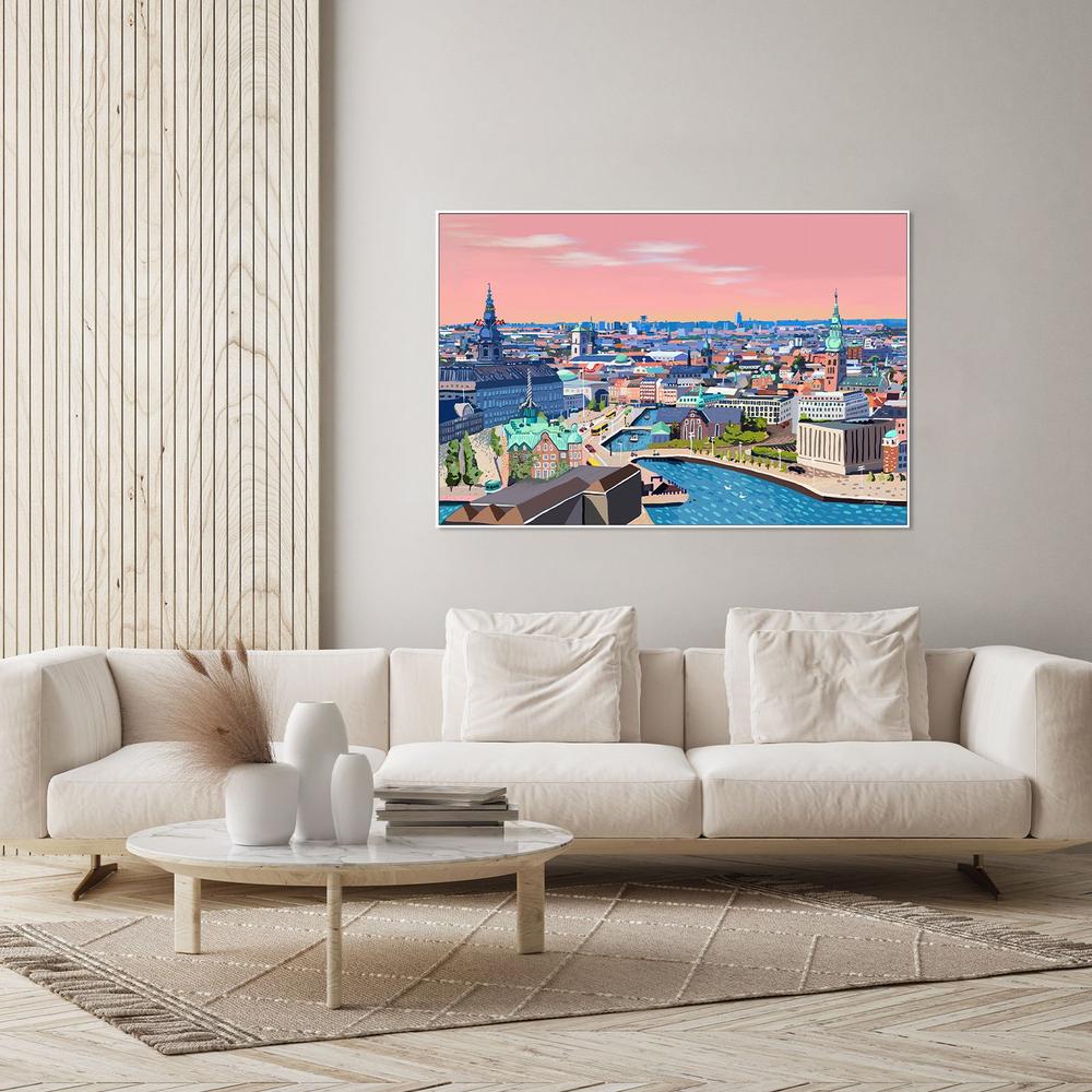 SunriseIn Copenhagen-by-Emma Forsberg-wall-art-print-canvas-poster-framed-Gioia