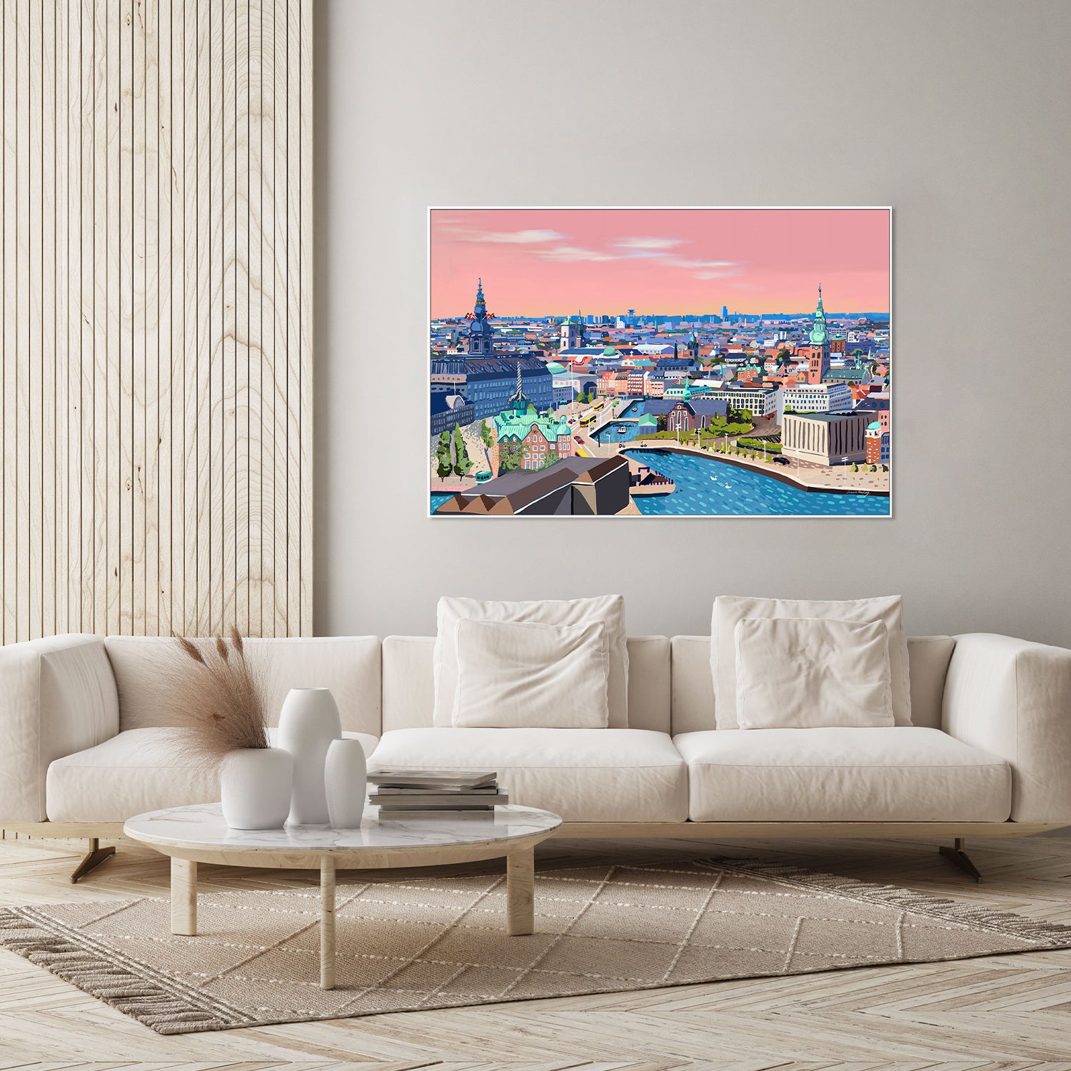 SunriseIn Copenhagen-by-Emma Forsberg-wall-art-print-canvas-poster-framed-Gioia