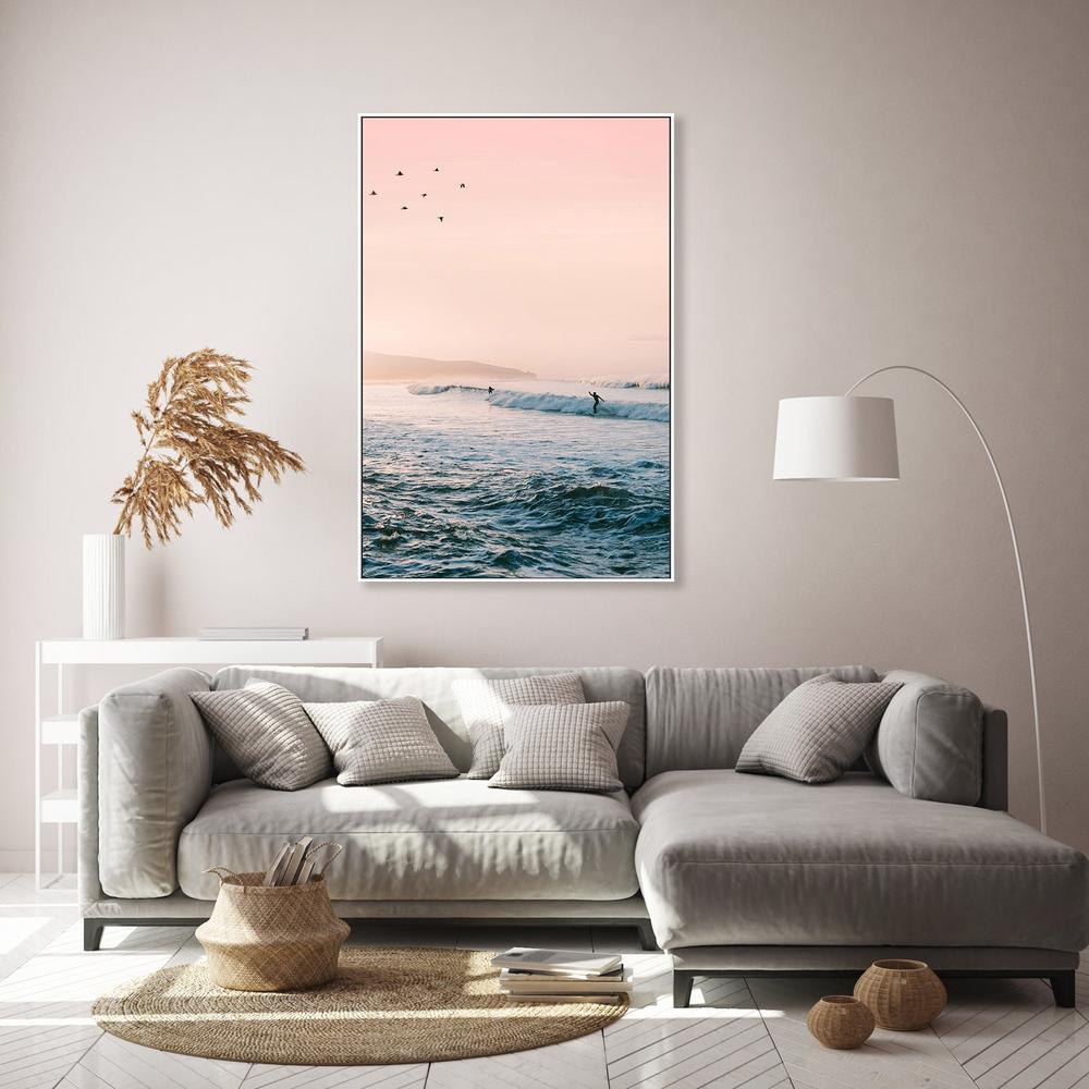 Sunset Surf-by-Gal Pittel-wall-art-print-canvas-poster-framed-Gioia