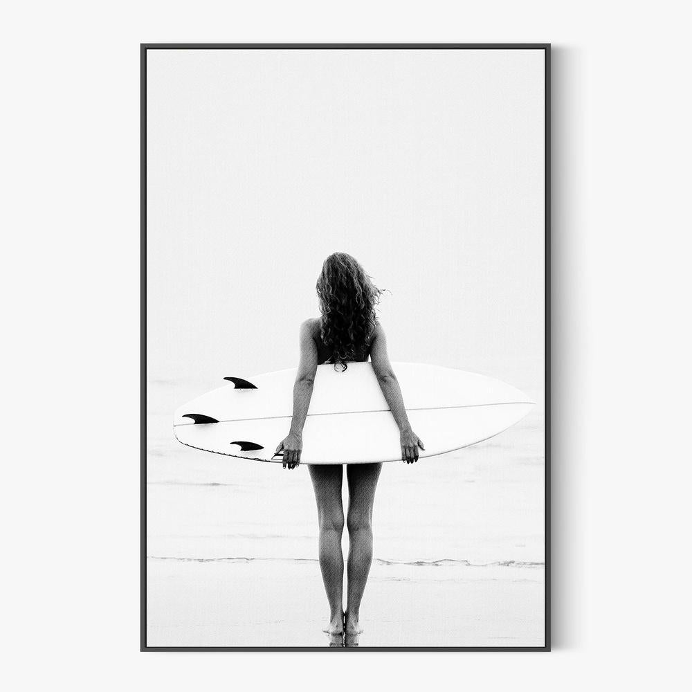 Surf Girl-by-Gal Pittel-wall-art-print-canvas-poster-framed-Gioia