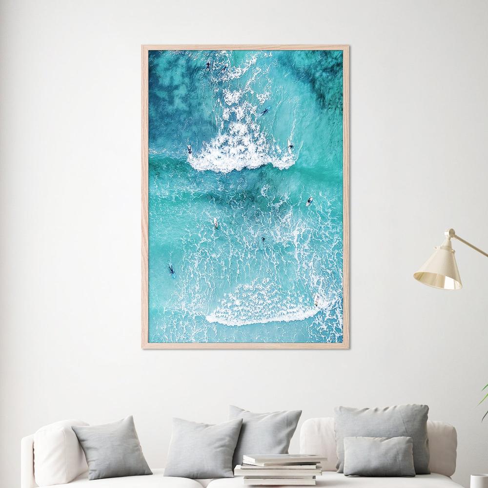 Surf Mood-by-Gal Pittel-wall-art-print-canvas-poster-framed-Gioia