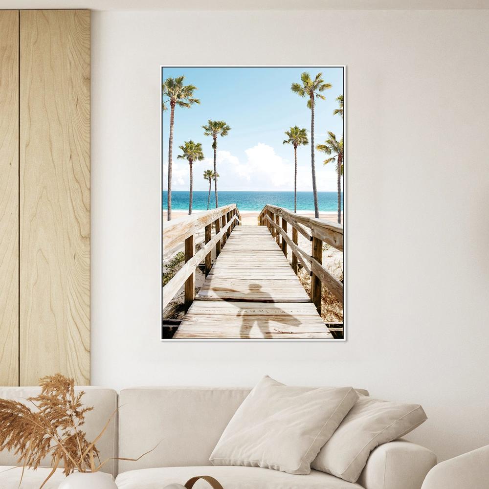 Surfers Broadwalk-by-Gal Pittel-wall-art-print-canvas-poster-framed-Gioia