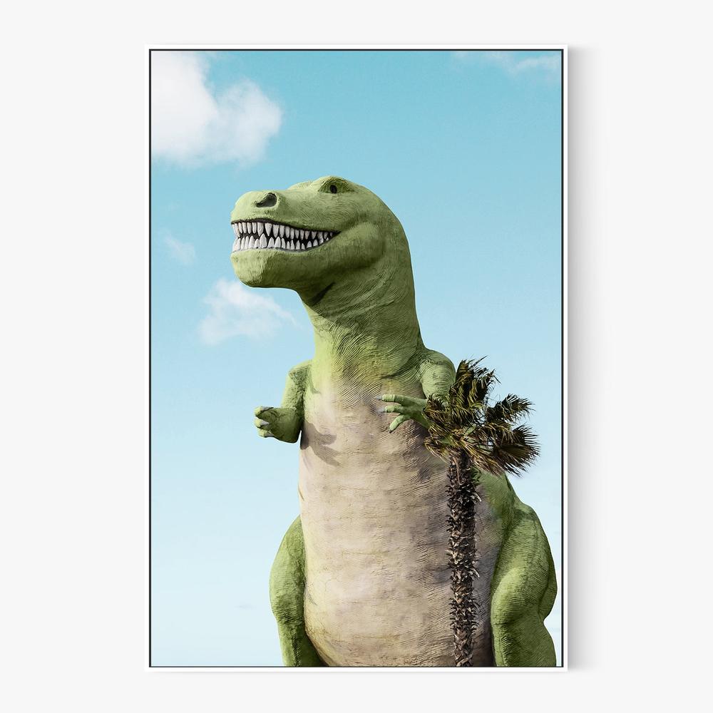 T-Rex-by-Gal Pittel-wall-art-print-canvas-poster-framed-Gioia