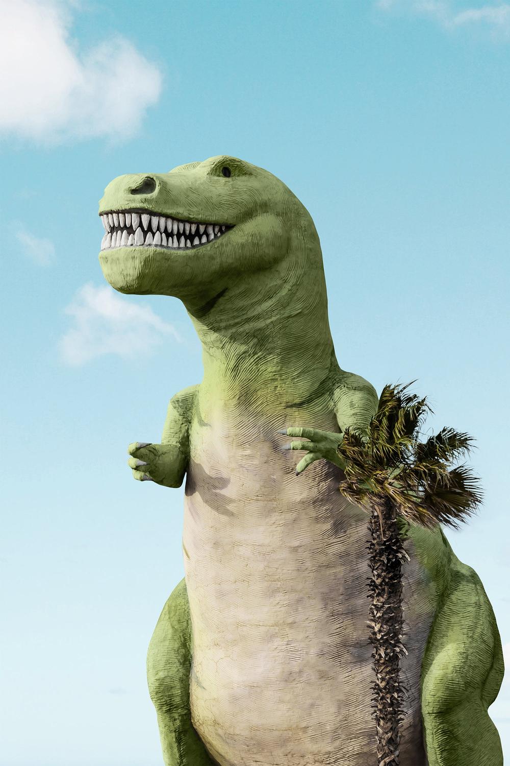 T-Rex-by-Gal Pittel-wall-art-print-canvas-poster-framed-Gioia