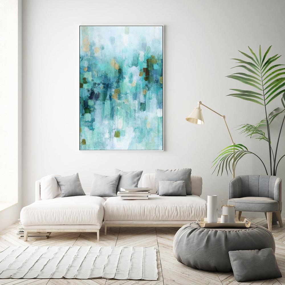 Teal Dreams, Style B-by-Nina Blue-wall-art-print-canvas-poster-framed-Gioia