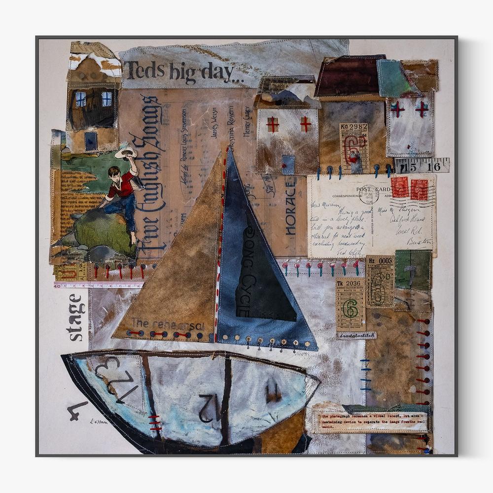 Teds Bid Day, Style A-by-Louise O'Hara-wall-art-print-canvas-poster-framed-Gioia