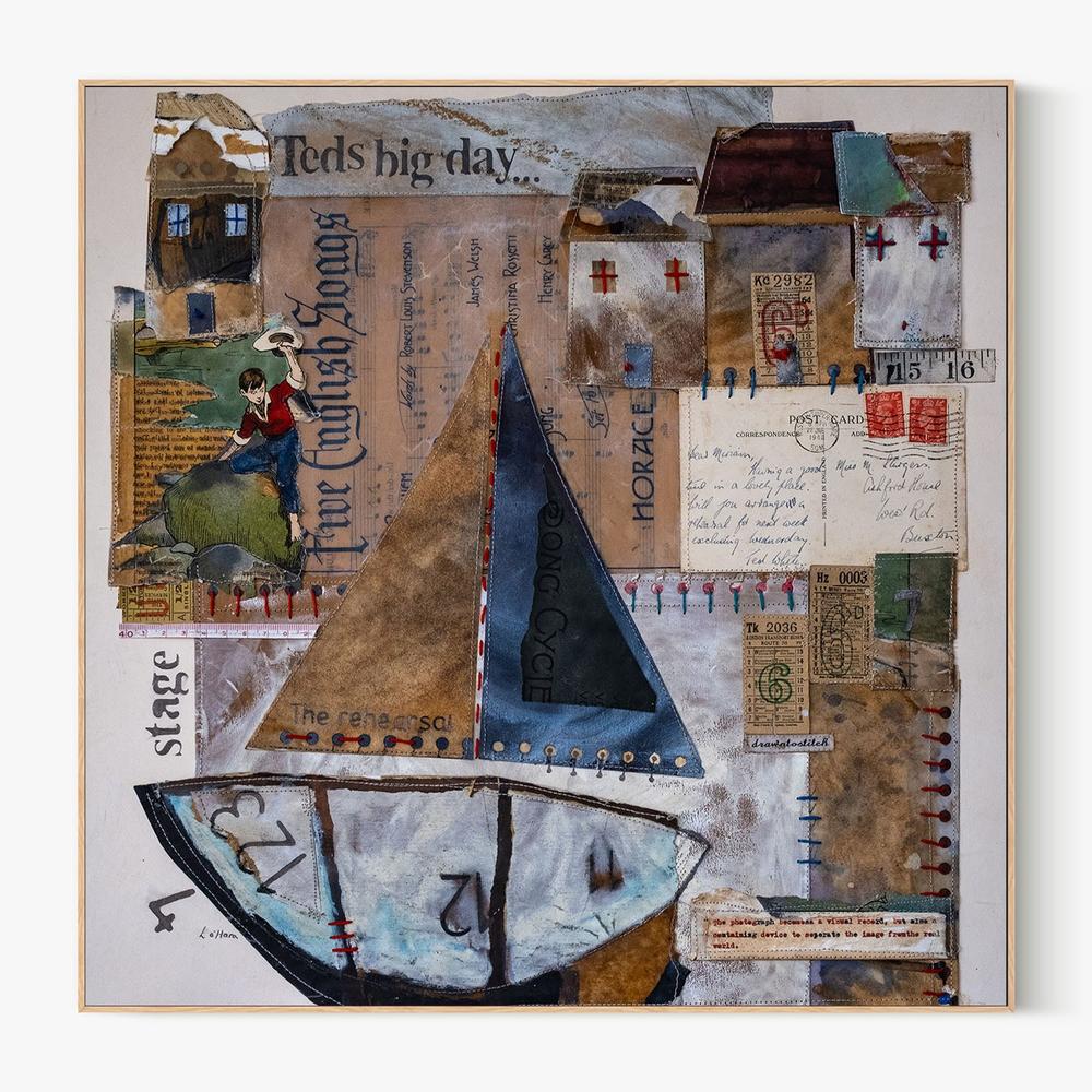 Teds Bid Day, Style A-by-Louise O'Hara-wall-art-print-canvas-poster-framed-Gioia
