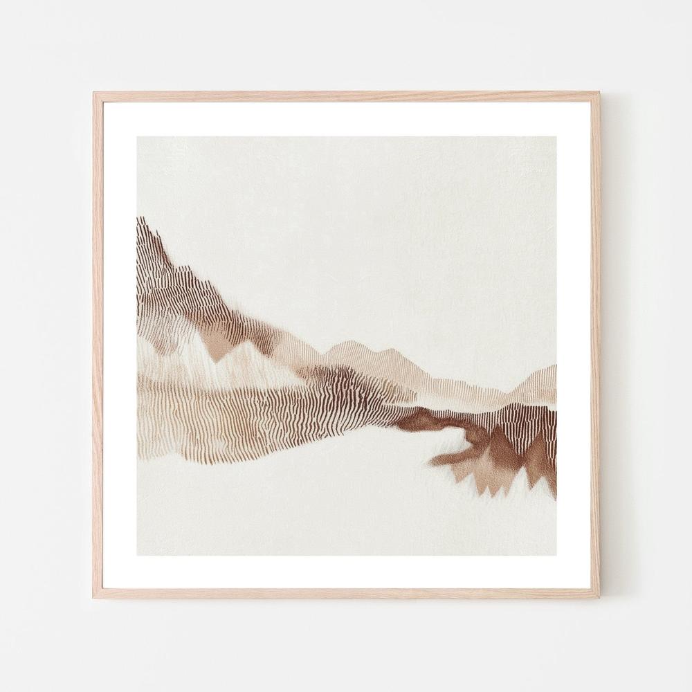 Textured Mountain Ridges-by-Alma-wall-art-print-canvas-poster-framed-Gioia