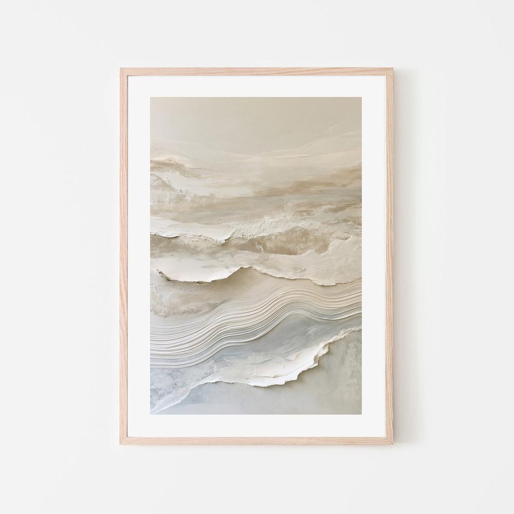Textured Sand Waves-by-Stephanie Jeuffroy-wall-art-print-canvas-poster-framed-Gioia