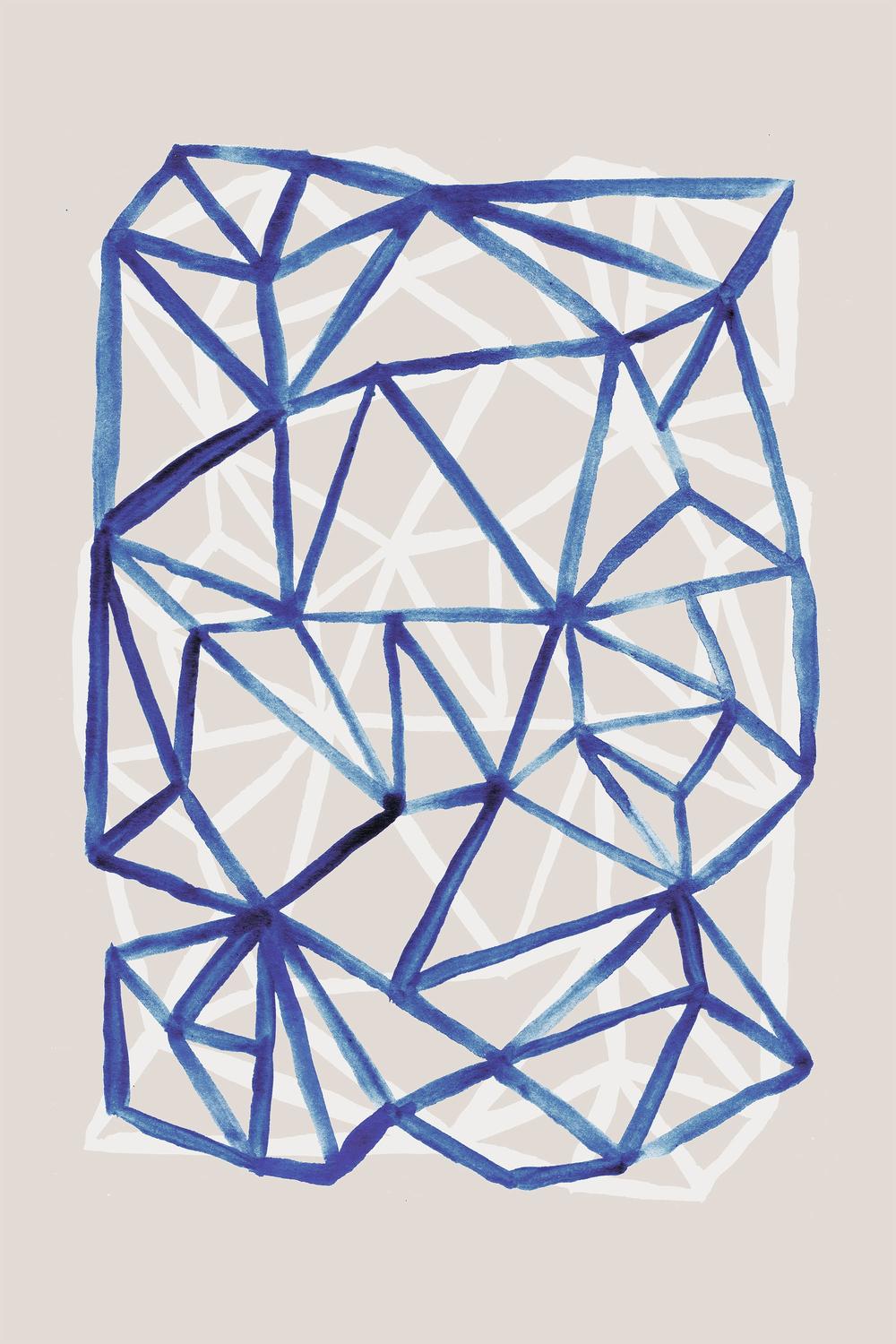 The Grid, Style A-by-Mareike Bohmer-wall-art-print-canvas-poster-framed-Gioia